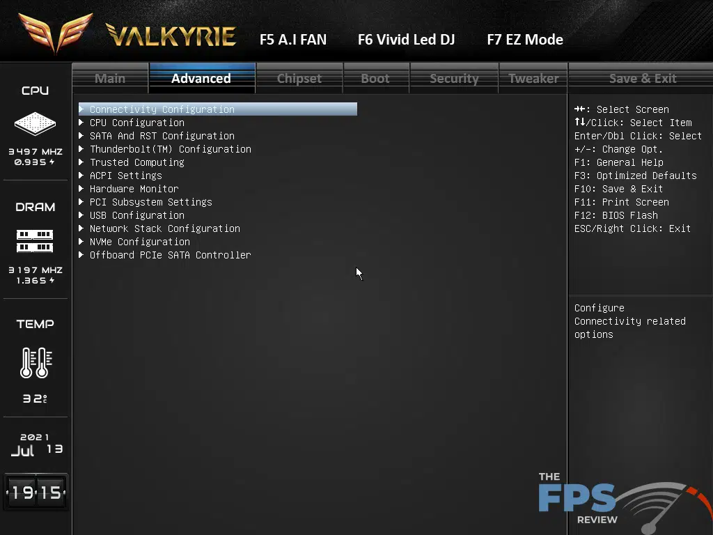 BIOSTAR Z590I VALKYRIE Motherboard BIOS