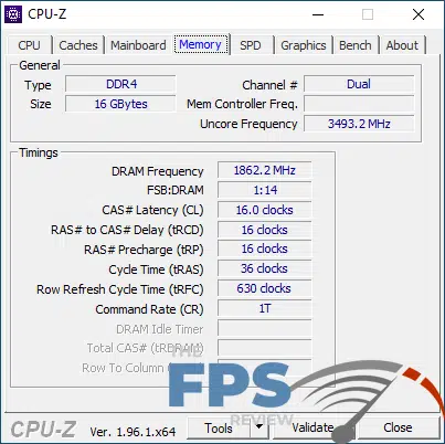 BIOSTAR Z590I VALKYRIE Motherboard CPUz Overclocking