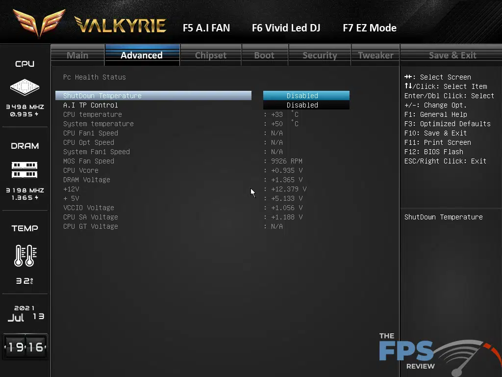 BIOSTAR Z590I VALKYRIE Motherboard BIOS