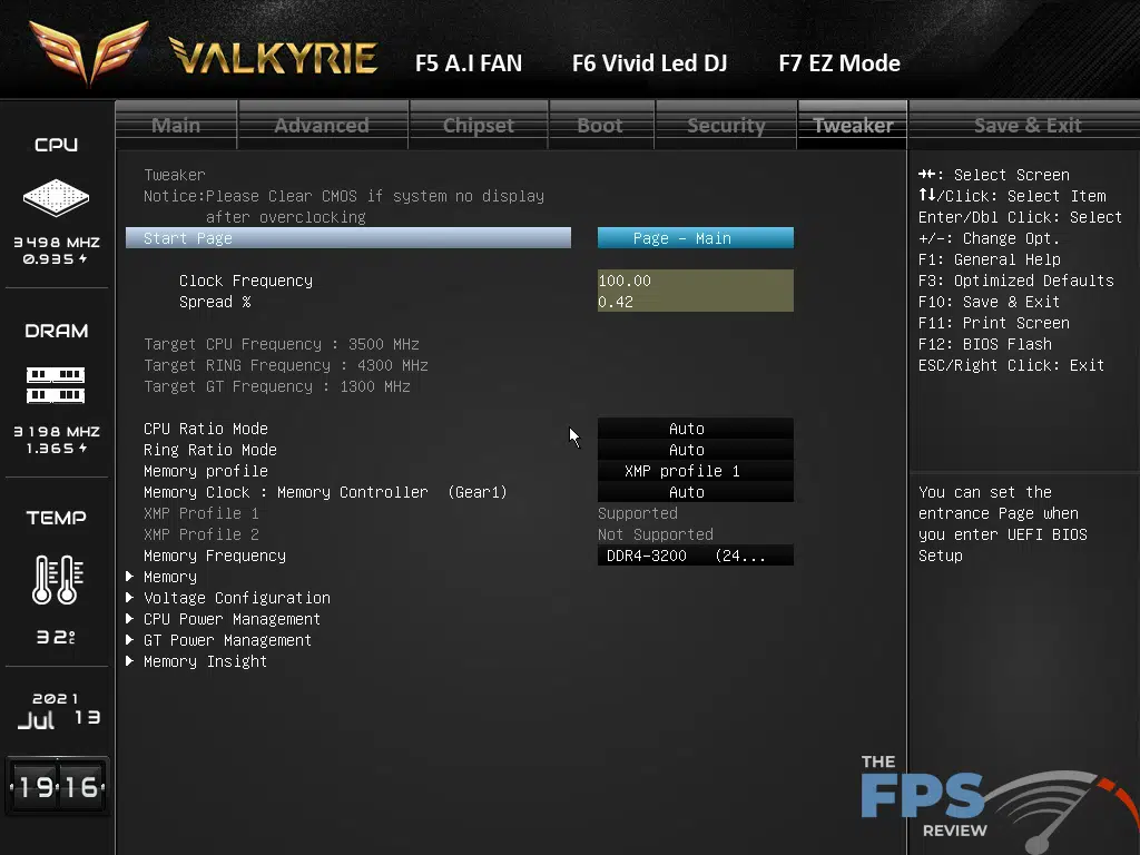 BIOSTAR Z590I VALKYRIE Motherboard BIOS