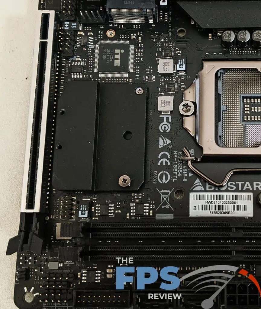 BIOSTAR Z590I VALKYRIE Motherboard Expansion Slots