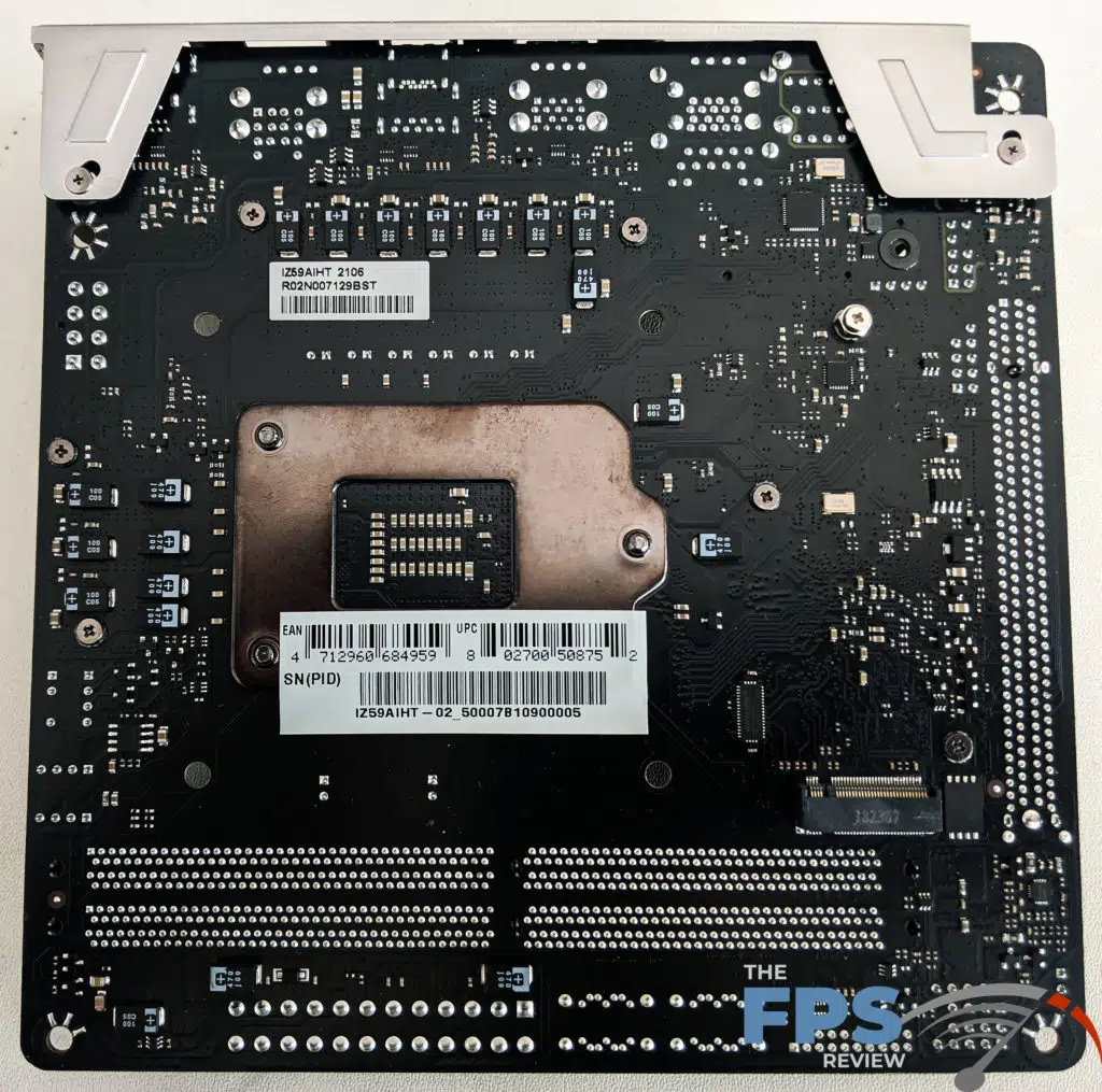BIOSTAR Z590I VALKYRIE Motherboard Back View