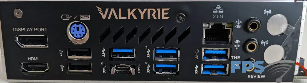BIOSTAR Z590I VALKYRIE Motherboard I/O Panel
