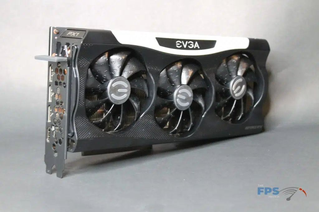 EVGA RTX 3070 FTW ULTRA GAMING Front side angle view