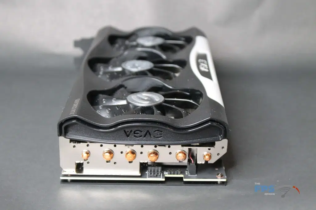 EVGA RTX 3070 FTW ULTRA GAMING flat view rear