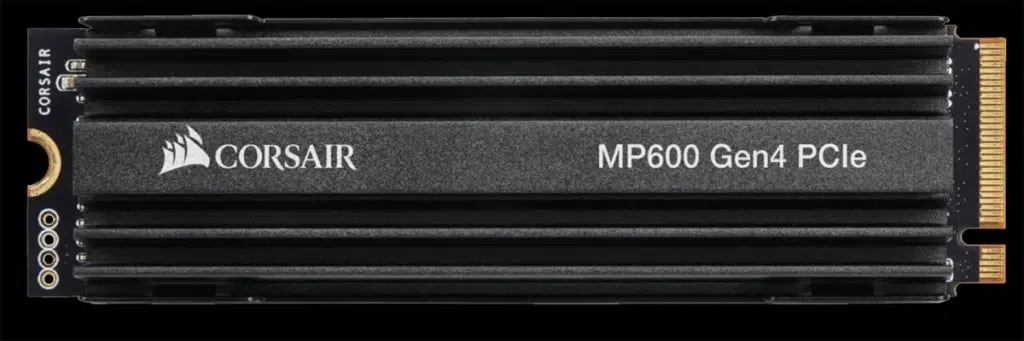 CORSAIR Force Series MP600 1TB Gen4 PCIe x4 NVMe SSD top view