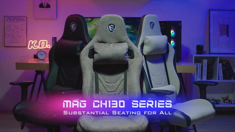 MSI Launches MAG CG130 Series Gaming Chairs