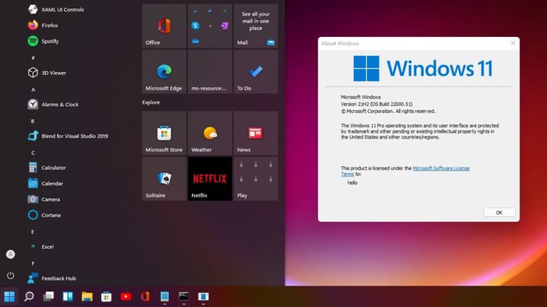 Microsoft Disables Ability to Use Classic Start Menu in Windows 11