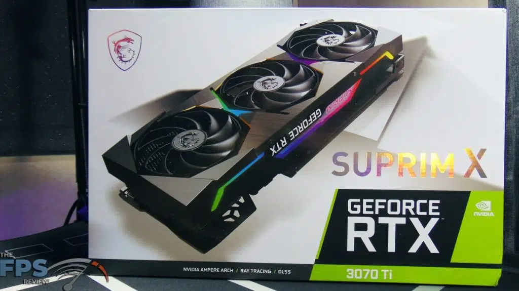 MSI GeForce RTX 3070 Ti SUPRIM X 8G Box Front