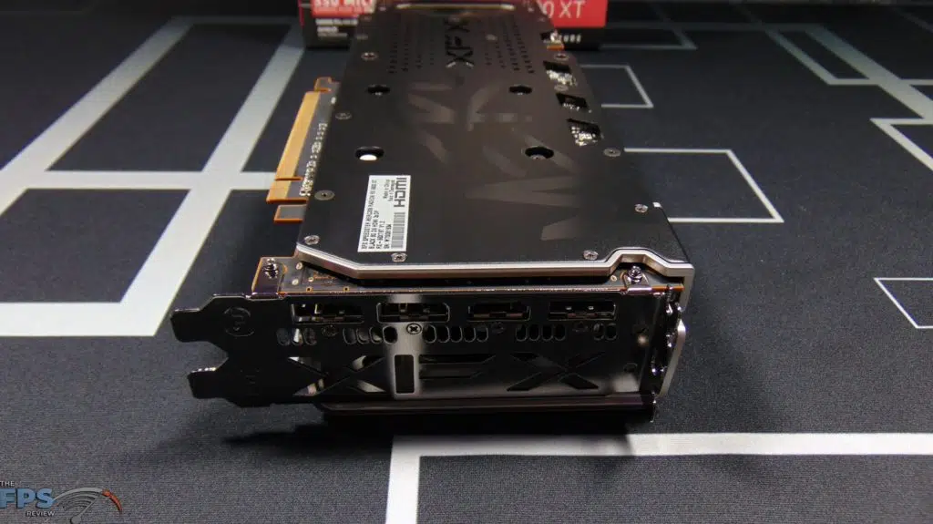 XFX SPEEDSTER MERC 308 Radeon RX 6600 XT Black Front View