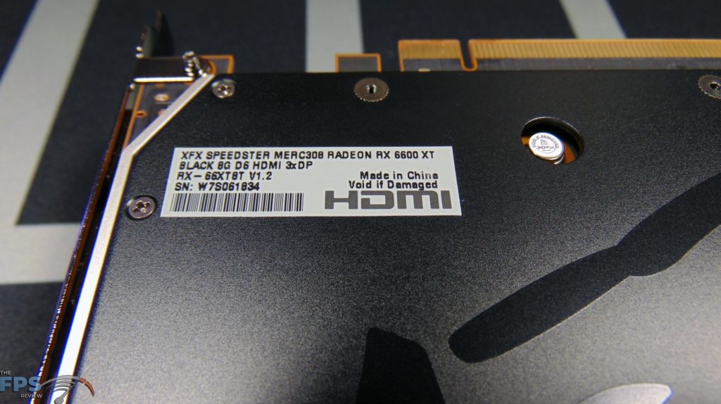 XFX SPEEDSTER MERC 308 Radeon RX 6600 XT Black Label