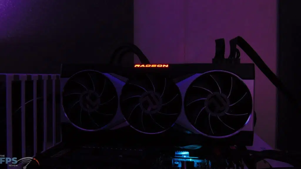 AMD Radeon RX 6900 XT Video Card Red Radeon LED Logo