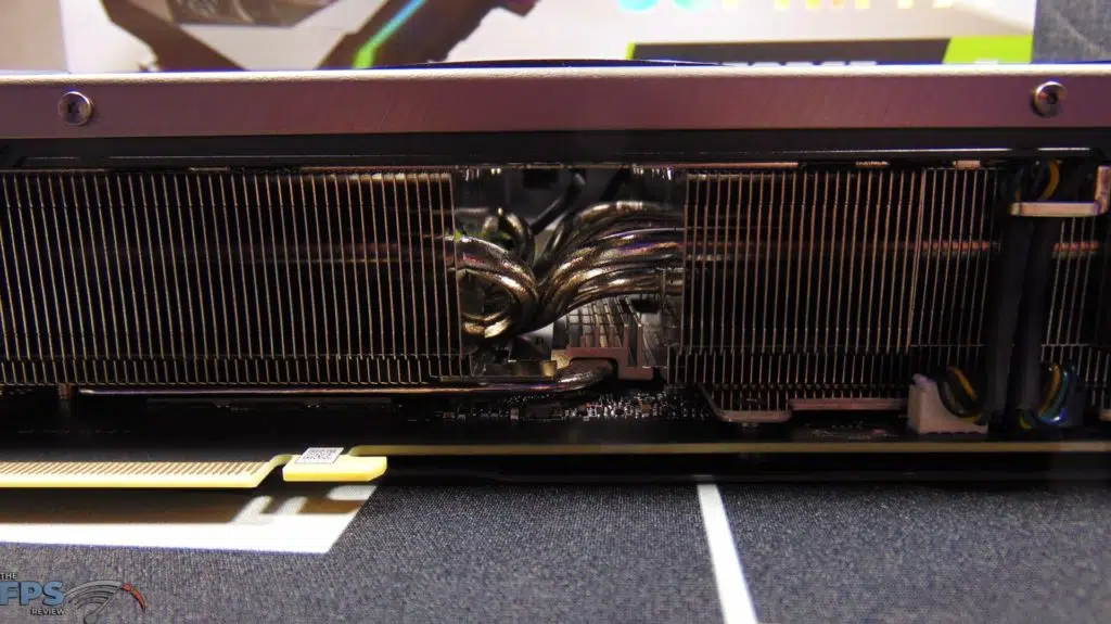 MSI GeForce RTX 3070 Ti SUPRIM X 8G Memory Cooling and Heatpipes