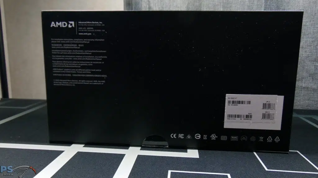 AMD Radeon RX 6900 XT Video Card Box Back