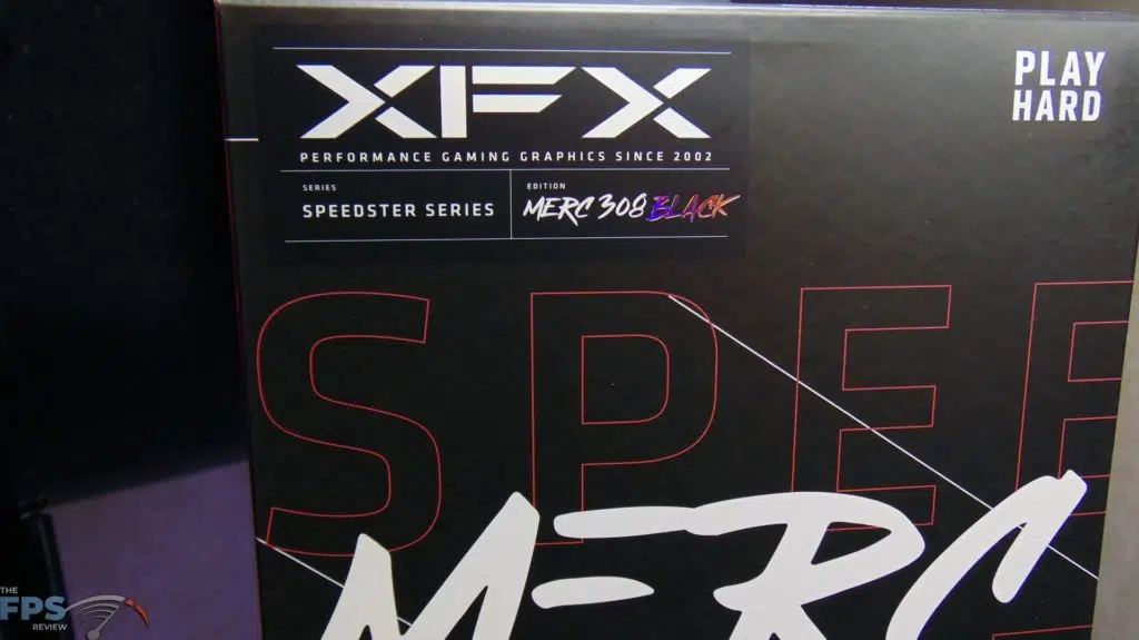 XFX SPEEDSTER MERC 308 Radeon RX 6600 XT Black Box Logo