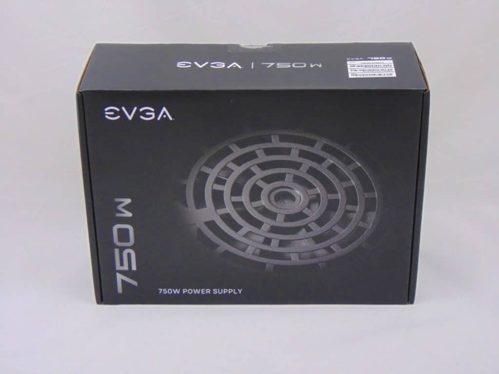 EVGA N1 750W Power Supply Box Front