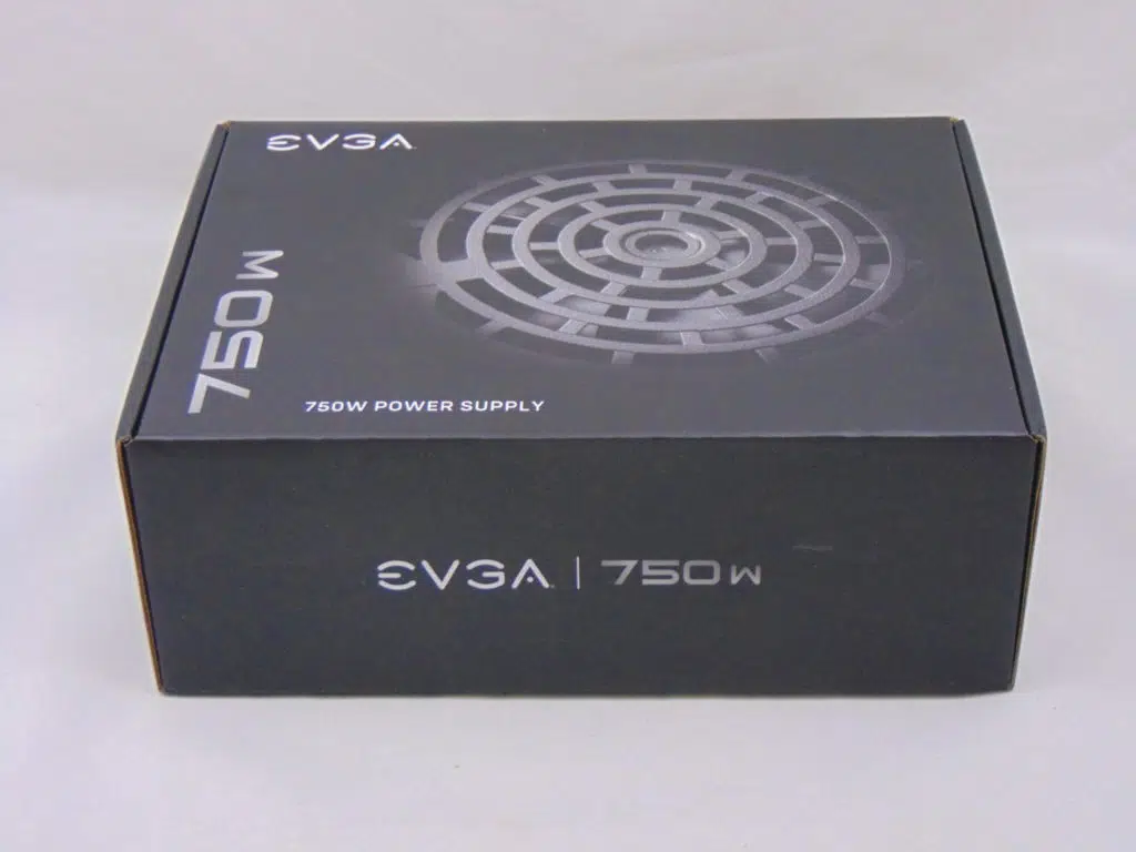 EVGA N1 750W Power Supply Box Top