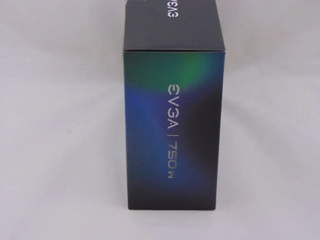 EVGA N1 750W Power Supply Box Side