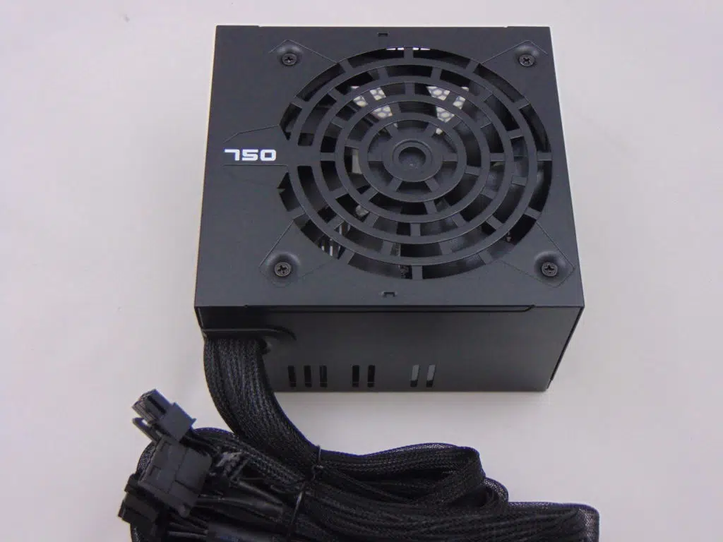 EVGA N1 750W Power Supply Bottom View