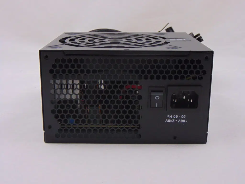 EVGA N1 750W Power Supply Back View