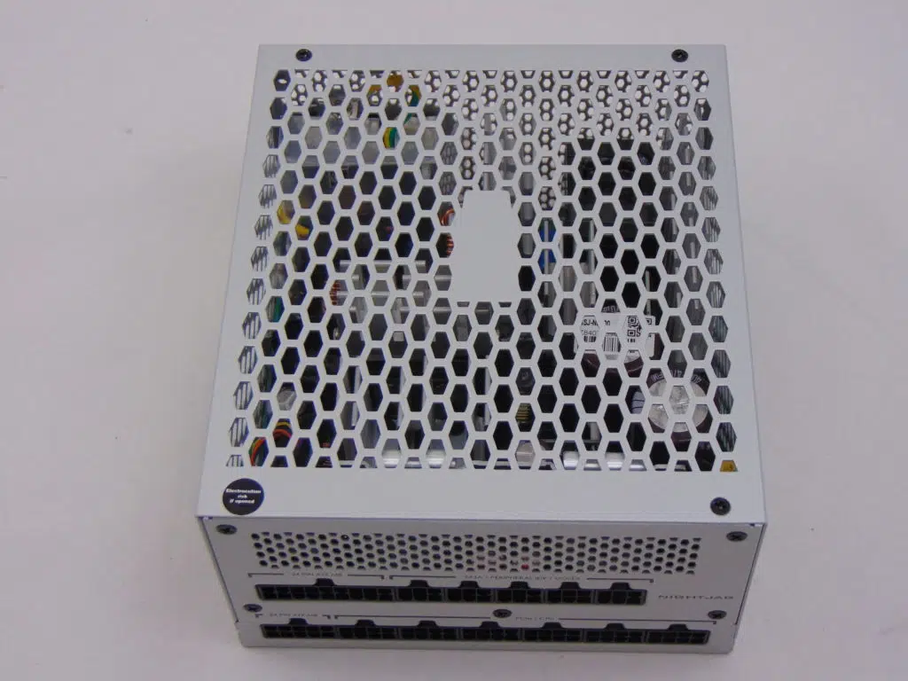 SilverStone NJ700 700W Fanless Power Supply bottom view