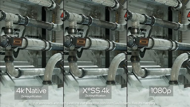 XeSS: Intel Demonstrates Its NVIDIA DLSS and AMD FidelityFX Super Resolution Competitor