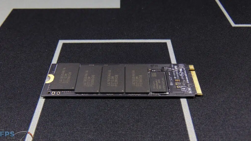 MSI SPATIUM M480 2TB HS PCIe 4.0 Gen4 NVMe SSD Bottom View Bare Drive