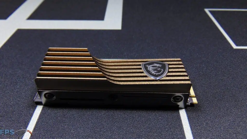 MSI SPATIUM M480 2TB HS PCIe 4.0 Gen4 NVMe SSD and Heatsink