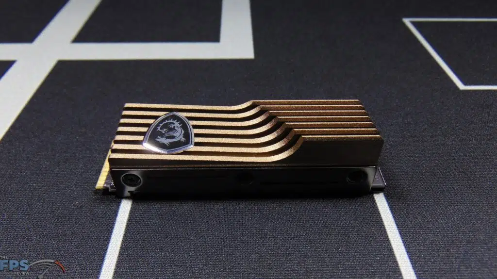 MSI SPATIUM M480 2TB HS PCIe 4.0 Gen4 NVMe SSD and Heatsink