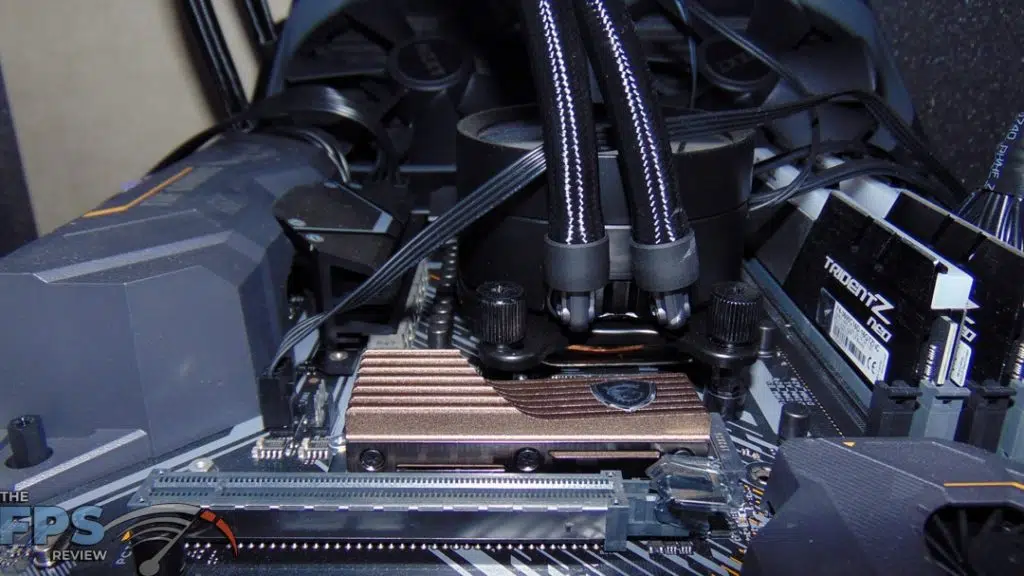 MSI SPATIUM M480 2TB HS PCIe 4.0 Gen4 NVMe SSD Installed in Computer