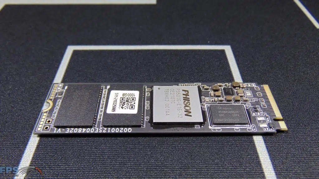 MSI SPATIUM M470 1TB PCIe 4.0 Gen4 NVMe SSD Bare Drive Top View