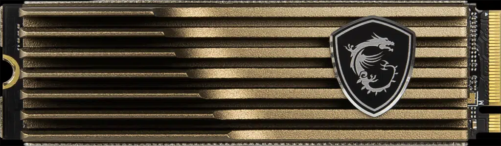 MSI SPATIUM M480 2TB HS PCIe 4.0 Gen4 NVMe SSD Top View