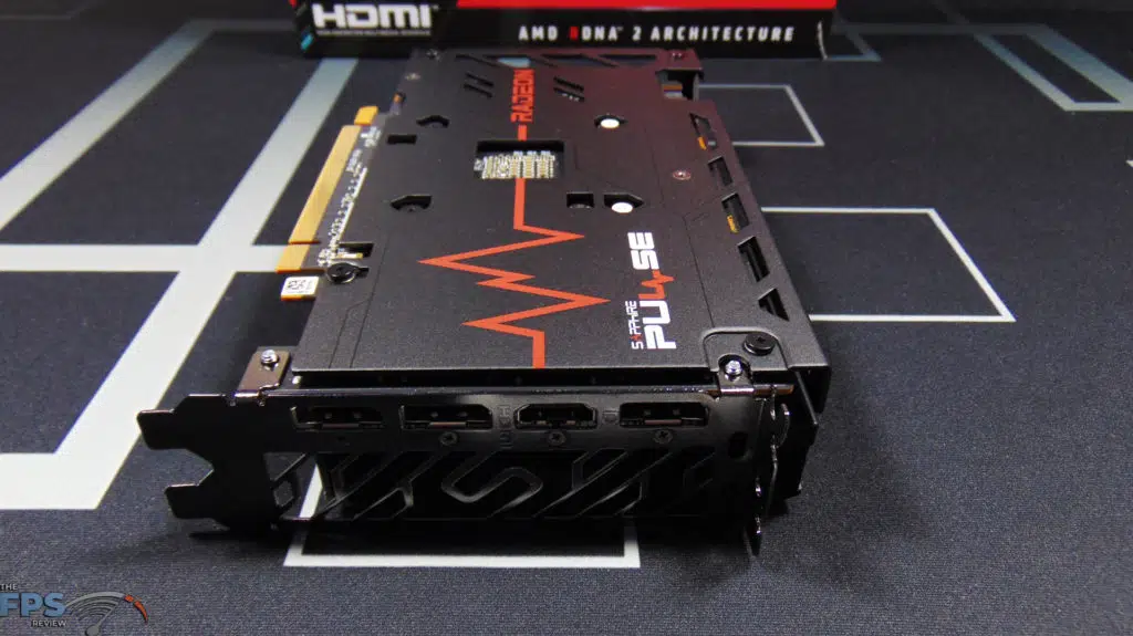 SAPPHIRE PULSE Radeon RX 6600 GAMING Video Card Back View