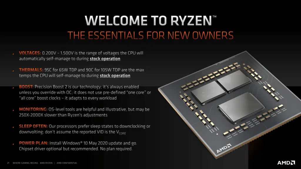 AMD Ryzen 5000 Series CPUs Product Experience Press Presentation