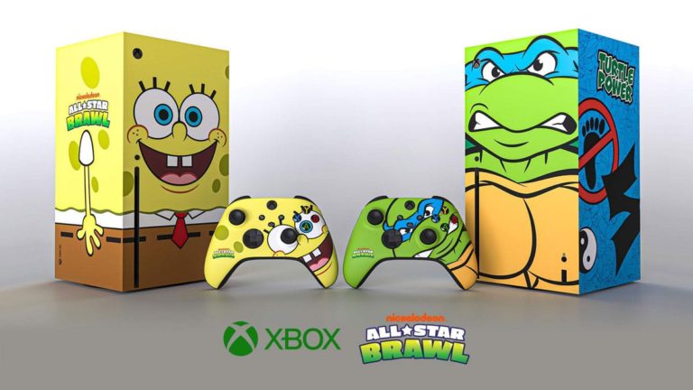 Xbox Reveals Custom SpongeBob and TMNT Xbox Series X Consoles to Celebrate Nickelodeon All-Star Brawl