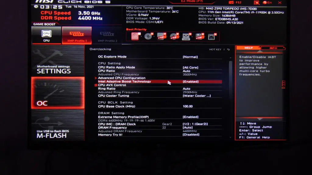 MSI MAG Z590 TORPEDO Motherboard BIOS