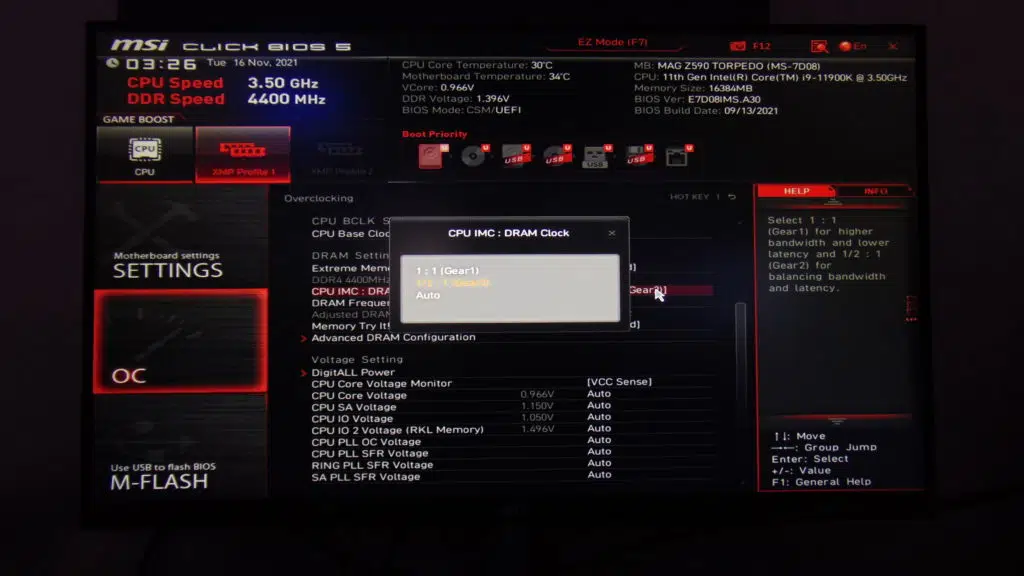 MSI MAG Z590 TORPEDO Motherboard BIOS