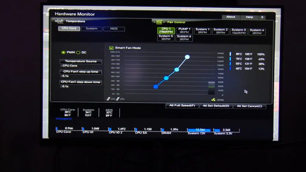 MSI MAG Z590 TORPEDO Motherboard BIOS Hardware Monitor