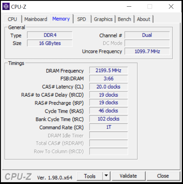 Crucial Ballistix MAX DDR4-4400 CL19 16GB RAM Kit CPUz DOCP 4400