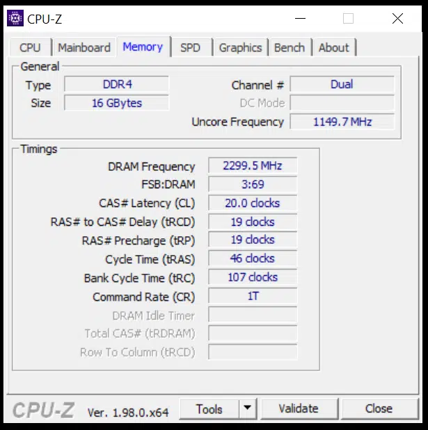 Crucial Ballistix MAX DDR4-4400 CL19 16GB RAM Kit Overclocking DDR4 4600 CPUz