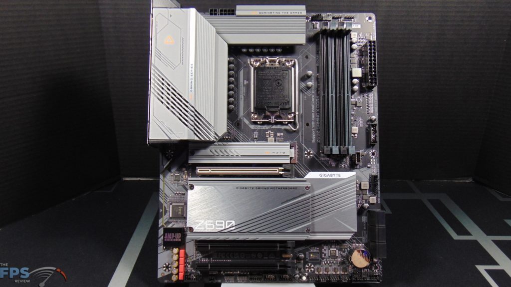GIGABYTE Z690 GAMING X DDR4 Motherboard on stand