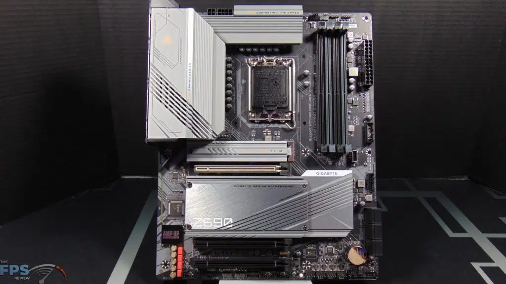 GIGABYTE Z690 GAMING X DDR4 Motherboard on stand