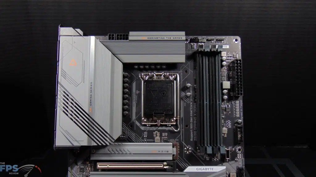GIGABYTE Z690 GAMING X DDR4 Motherboard Closeup of Socket