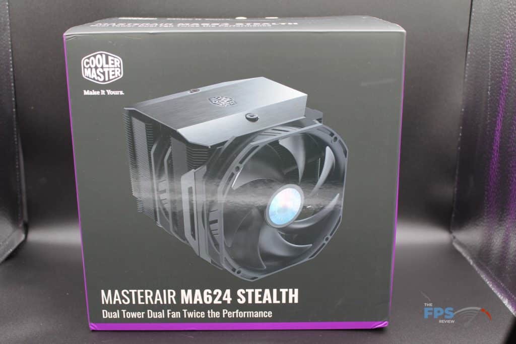 Cooler Master MasterAir MA624 Stealth box front view