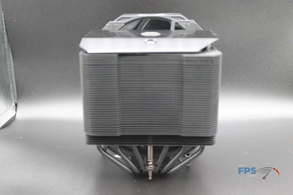 Cooler Master MasterAir MA624 Stealth with outside fan rear view