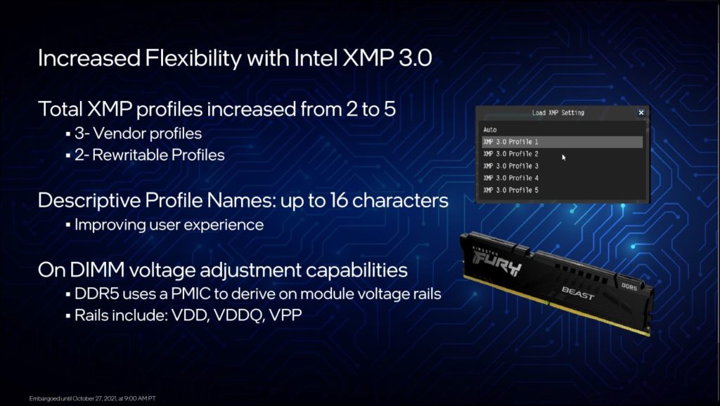 Intel XMP 3.0 Explanation Presentation Slide