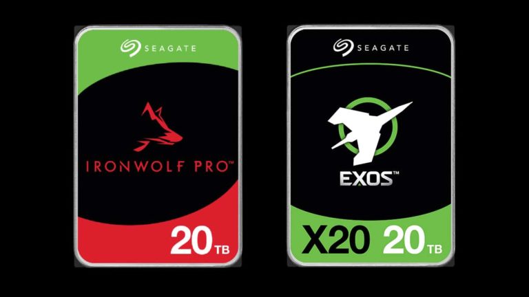 Seagate Launches Exos X20 and IronWolf Pro 20 TB CMR Hard Drives