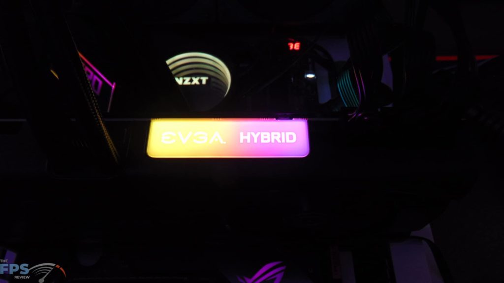 EVGA GeForce RTX 3080 FTW3 ULTRA HYBRID GAMING Video Card ARGB Logo