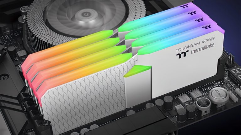 Thermaltake Launches White TOUGHRAM XG RGB DDR4 Memory