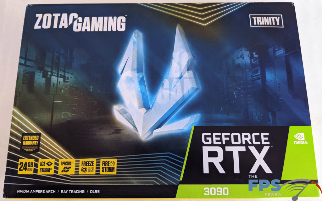 ZOTAC GAMING GeForce RTX 3090 Trinity Box Front